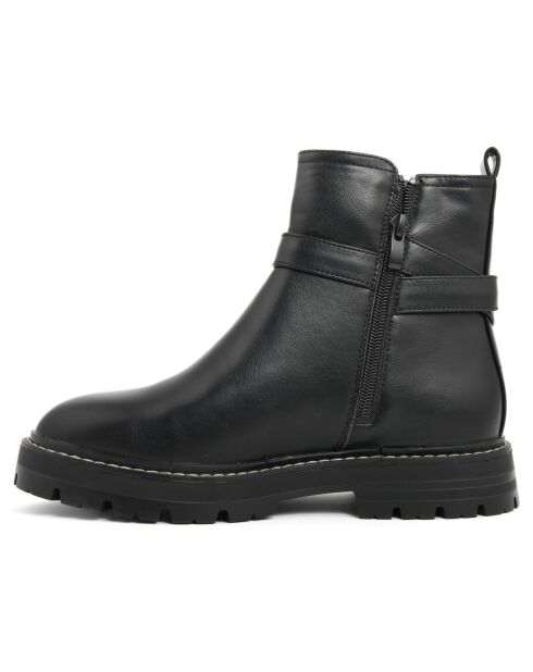 Bottines plates noires