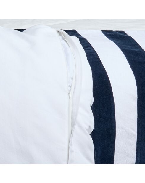 Housse d'édredon en Velours & Lin Perth encre - 85x200 cm