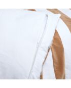 Housse d'édredon en Velours & Lin Perth tabac - 85x200 cm