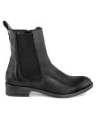 Bottines à talon en Cuir noires