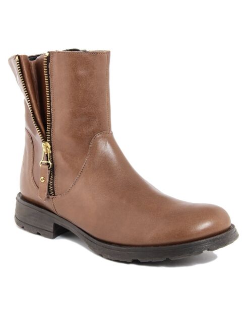 Bottines en Cuir manteau