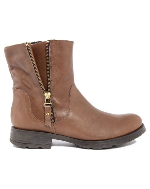 Bottines en Cuir manteau