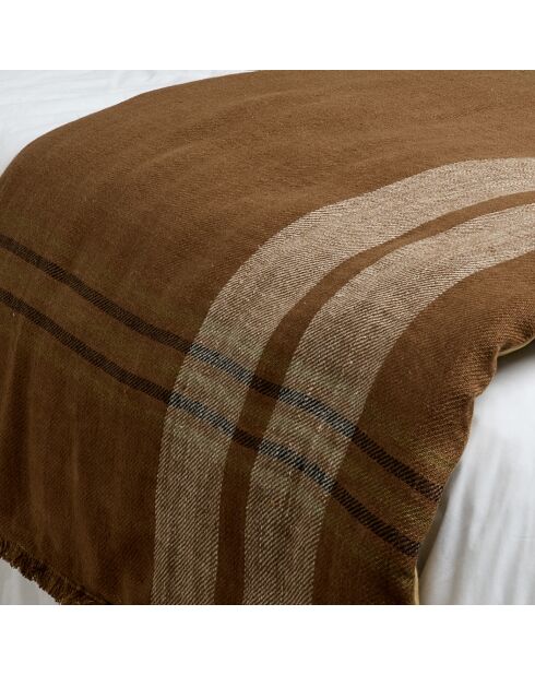 Housse d'édredon 100% Lin Aalborg gold - 85x200 cm