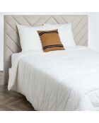 Housse de coussin 100% Lin Skagen tabac - 45x45 cm