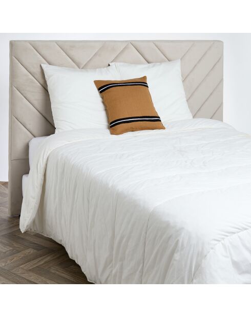 Housse de coussin 100% Lin Skagen tabac - 45x45 cm