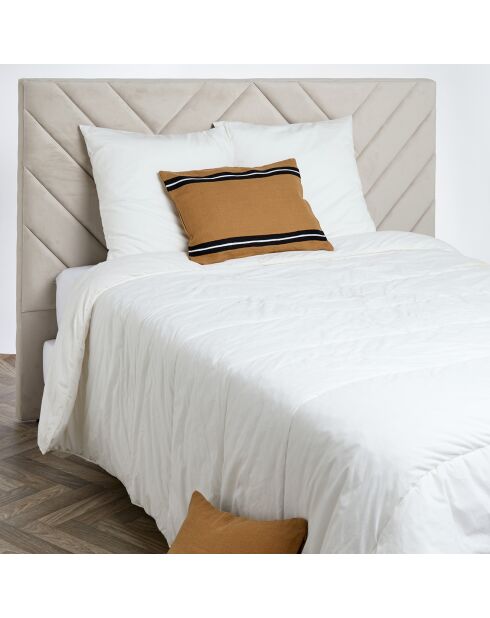 Housse de coussin 100% Lin Skagen tabac - 40x60 cm