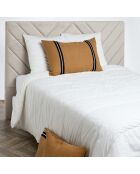 Housse de coussin 100% Lin Skagen tabac - 50x80 cm