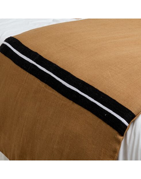 Housse d'édredon 100% Lin Skagen tabac - 85x200 cm