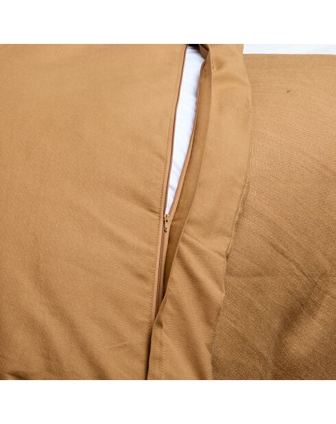 Housse d'édredon 100% Lin Skagen tabac - 85x200 cm