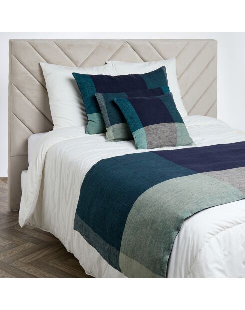 Housse de coussin 100% Lin Saporo encre - 40x60 cm