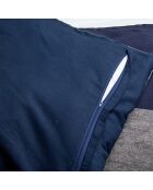 Housse d'édredon 100% Lin Saporo encre - 85x200 cm