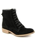 Bottines à lacets noires
