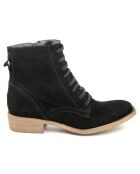Bottines à lacets noires