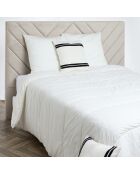 Housse de coussin 100% Lin Skagen blanc - 45x45 cm