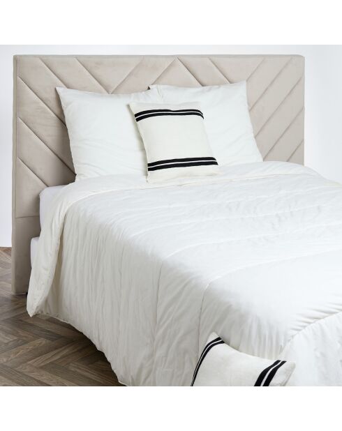 Housse de coussin 100% Lin Skagen blanc - 45x45 cm