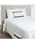 Housse de coussin 100% Lin Skagen blanc - 40x60 cm