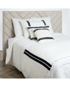 Housse de coussin 100% Lin Skagen blanc - 50x80 cm