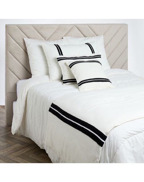 Housse d'édredon 100% Lin Skagen blanc - 85x200 cm