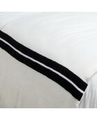 Housse d'édredon 100% Lin Skagen blanc - 85x200 cm