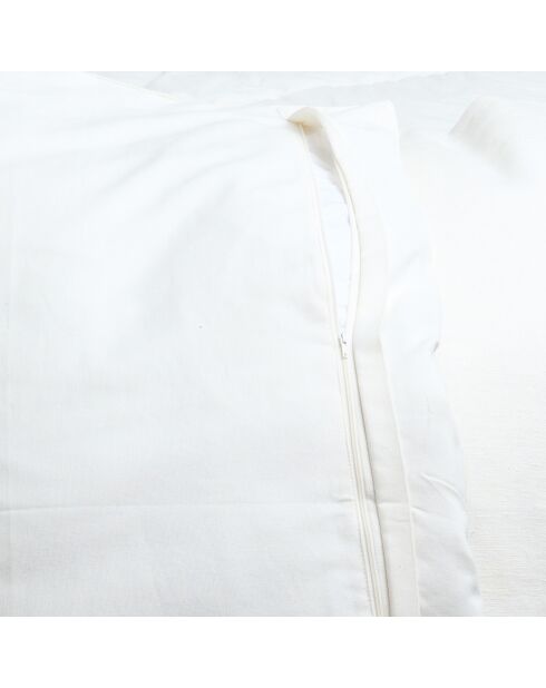 Housse d'édredon 100% Lin Skagen blanc - 85x200 cm