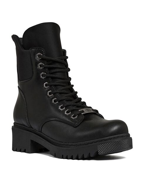 Bottines à talon noires - Talon 4 cm