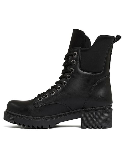 Bottines à talon noires - Talon 4 cm