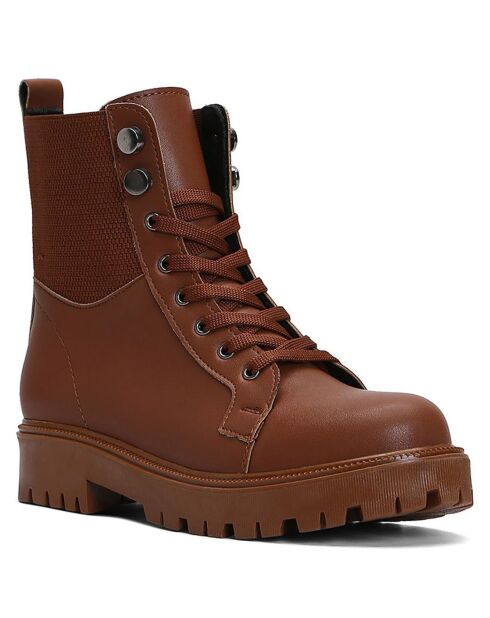 Bottines chelsea marron foncé - Talon 5 cm