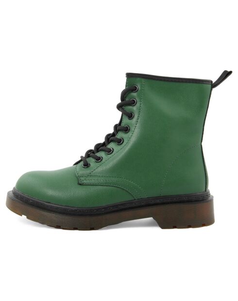 Bottines ranger vertes