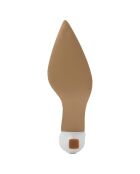 Bottines à talon blanches - Talon 5 cm
