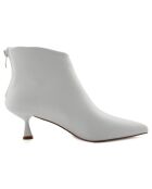 Bottines à talon blanches - Talon 5 cm