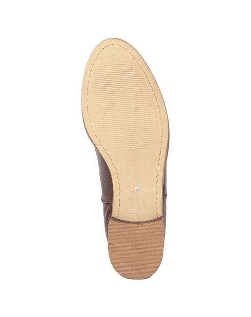 Bottines chelsea châtaigne