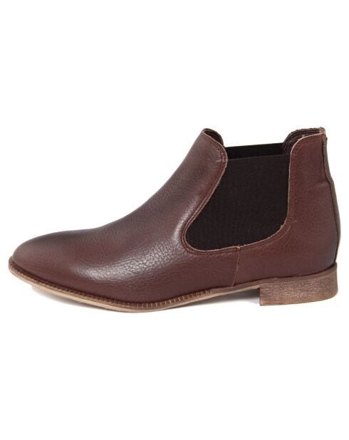 Bottines chelsea châtaigne