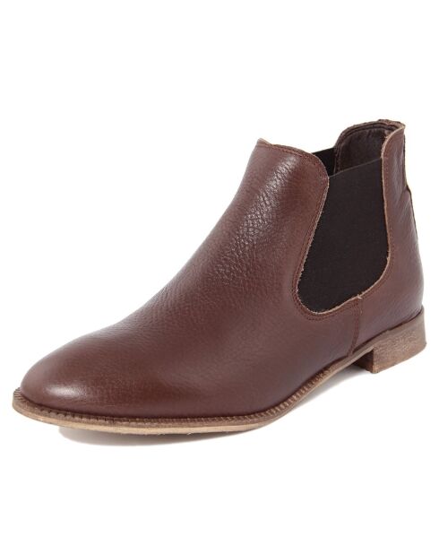 Bottines chelsea châtaigne