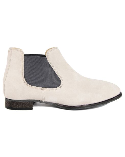 Bottines à lacets beurre