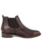 Bottines chelsea en Cuir marron foncé
