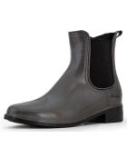 Bottines à talon grises