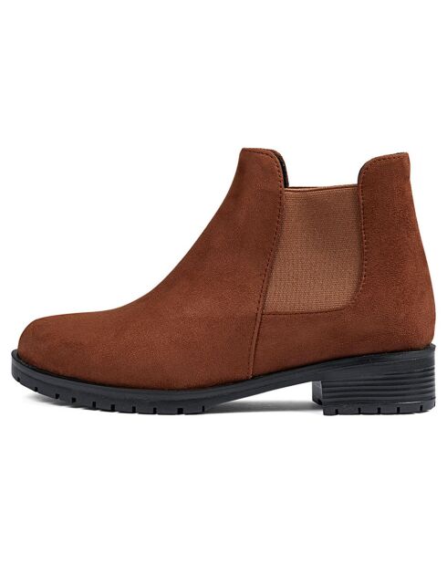 Bottines chelsea marron foncé