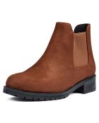 Bottines chelsea marron foncé