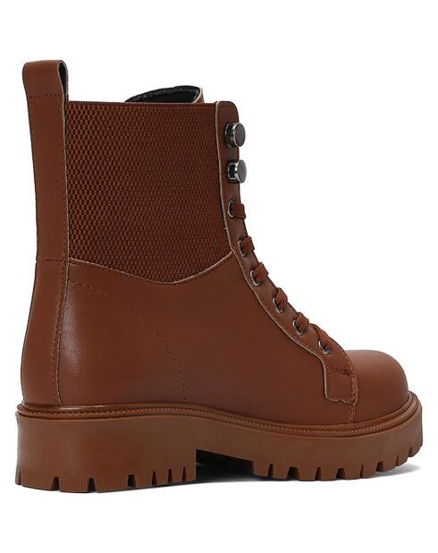 Bottines chelsea marron foncé - Talon 5 cm