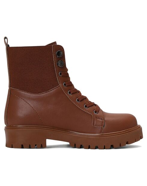 Bottines chelsea marron foncé - Talon 5 cm