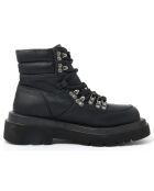 Bottines à lacets noires - Talon 5 cm
