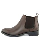Bottines à talon en Cuir marron