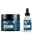 Hyaluronzuur dagcrème en serum voor oogcontouren - 2 stuks
