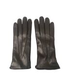 Gants en Cuir d'Agneau doublés Laine Amelot noirs