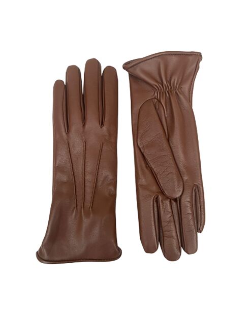 Gants en Cuir d'Agneau doublés Laine Amelot colonial