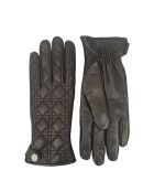 Gants en Cuir d'Agneau doublés Laine Segur noirs