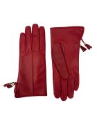 Gants en Cuir d'Agneau doublés Laine Trocadero ruby