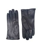 Gants en Cuir d'Agneau doublés Laine Voltaire noirs