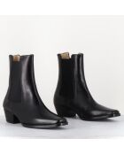 Boots en Cuir 1695 texas noires