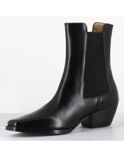 Boots en Cuir 1695 texas noires